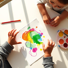 Hands-on painting activity